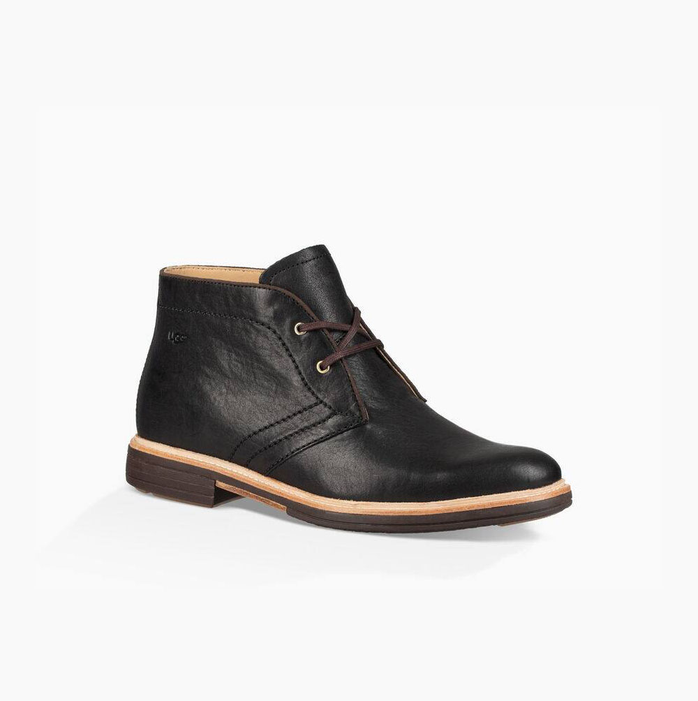 UGG Dagmann Black Boots for Men (YGDZ98640)